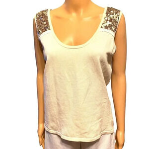 Ideology Silk Blend Casual Summer Tank Top Women Size L